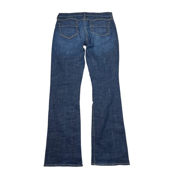 Old Navy The Sweetheart Y2K Curvy Mid Rise Bootcut Jeans Dark Wash 8 Long - Picture 2 of 6